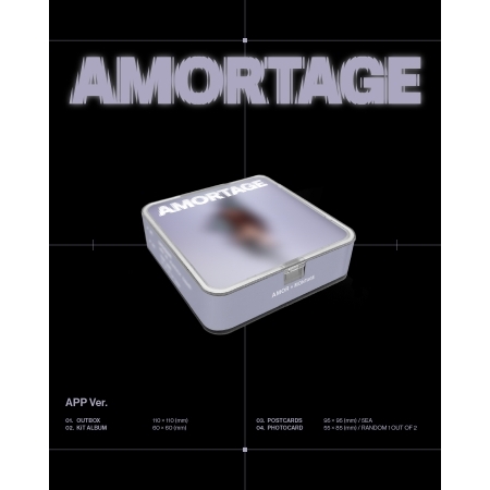 (APP版)迷你專輯「AMORTAGE」(韓國進口KIT智能卡)