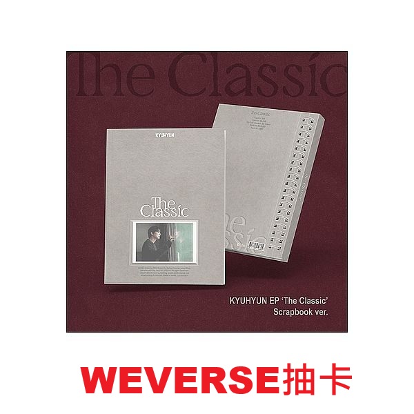 (WEVERSE抽卡)迷你專輯「The Classic(Scrapbook ver.)」