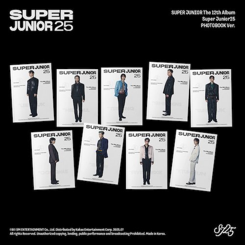 (隨機版)第十二張正規專輯「SUPER JUNIOR25(PHOTOBOOK VER.)」