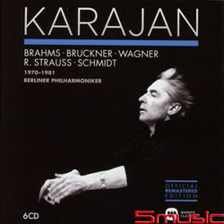 卡拉揚逝世25週年紀念〈十一〉卡拉揚指揮德國浪漫派作品1970-1981 ( 6 CD)