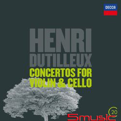 杜提厄：小提琴與大提琴協奏曲