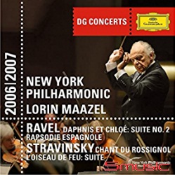 拉威爾:達孚尼與克羅埃組曲第二號＆西班牙狂想曲＆史特拉汶斯基:火鳥組曲＆夜鶯之歌(DG音樂會2)