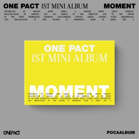 第一張迷你專輯「MOMENT(POCAABLUM)」(韓國進口版)