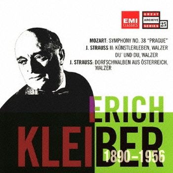 莫札特:第38號交響曲＆小約翰史特勞斯:藝術家的生涯圓舞曲(日本EMI Great Archive