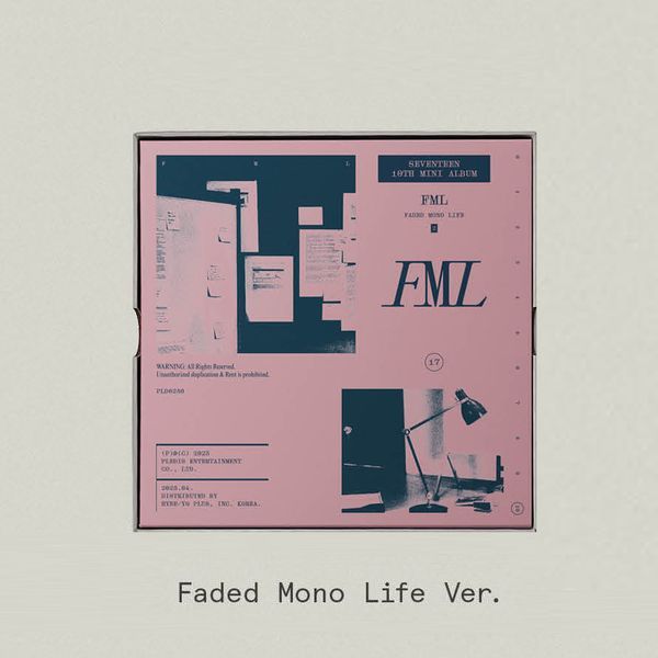 (B版)第十張迷你專輯「FML」(韓國進口版)