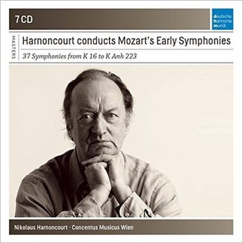 哈農庫特指揮莫札特早期交響曲集(7CD)(典範大師套裝系列86)