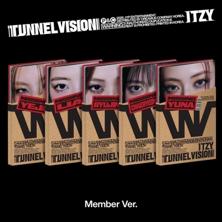 (Ryujin版)TUNNEL VISION(Member Ver.)(韓國進口版)