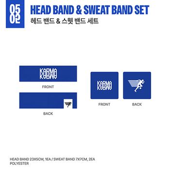 [KARMA POP-UP]-頭帶&護腕組(韓國進口)