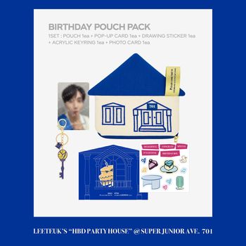 [ARTIST BIRTHDAY-LEETEUK]-收納包(韓國進口)