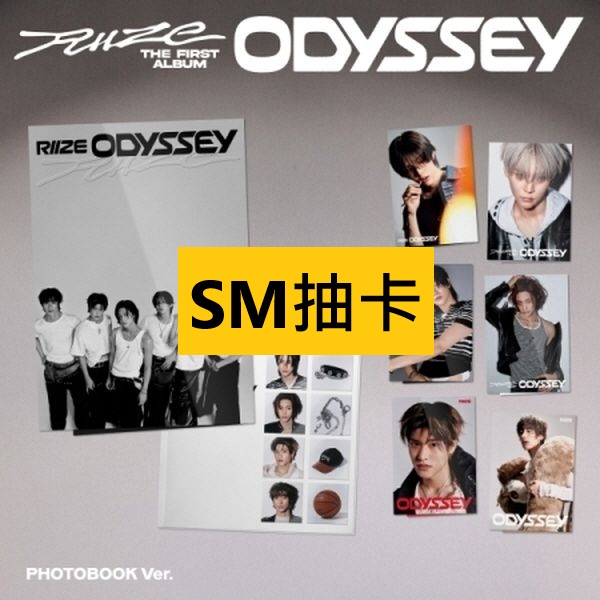 (SM官網抽卡)第一張正規專輯「ODYSSEY(PHOTOBOOK Ver.)」(韓國進口版)