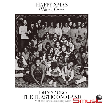 聖誕祝福 (戰爭結束了) 7吋綠色彩膠