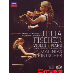 聖桑:第3號小提琴協奏曲＆葛利格:鋼琴協奏曲