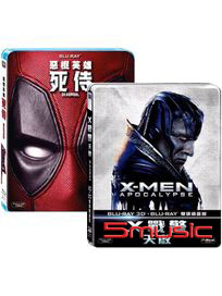 X戰警:天啟(3D+2D鐵盒BD)+惡棍英雄:死侍BD