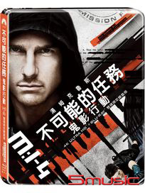 不可能的任務：鬼影行動-(UHD+BD 雙碟限定鐵盒版)