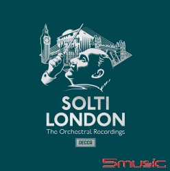 蕭提在倫敦 - 管弦樂作品錄音　36CD