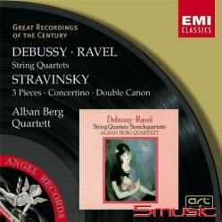 德布西,拉威爾＆史特拉汶斯基:弦樂四重奏(世紀原音84)