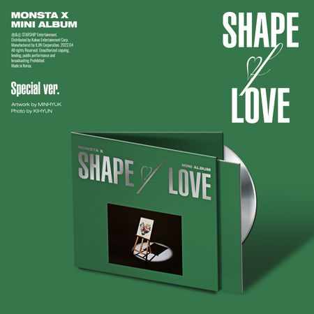 第十一張迷你專輯「SHAPE of LOVE」(韓國進口Special版)