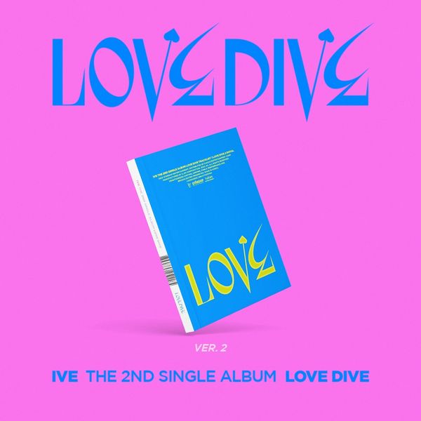 (藍色/2版)第二張單曲「LOVE DIVE」(韓國進口版)