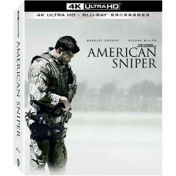 美國狙擊手 UHD+BD 雙碟行家典藏鐵盒版