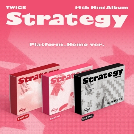(Step1版/紅)第十四張迷你專輯「STRATEGY(Platform_Nemo ver.)」