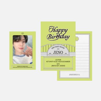 [ARTIST BIRTHDAY-JENO]-派對卡片(韓國進口)