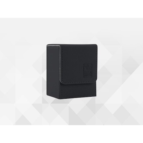 鼠卡卡 皮製卡盒 豎入款 「黑」