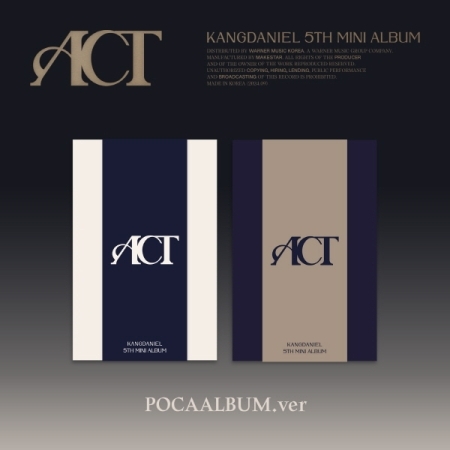 (A版)第五張迷你專輯「ACT(POCA ALBUM)」(韓國進口版)