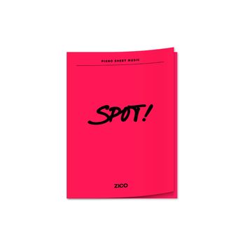 PIANO SHEET MUSIC[SPOT! (feat. JENNIE)]鋼琴譜(韓國進口)