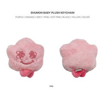 [LIGHTS, LOVE, ACTION]-)(粉色)BABY SHUMON娃娃鑰匙鏈(韓國進口)