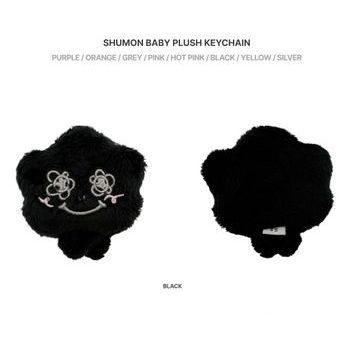 [LIGHTS, LOVE, ACTION]-)(黑色)BABY SHUMON娃娃鑰匙鏈(韓國進口