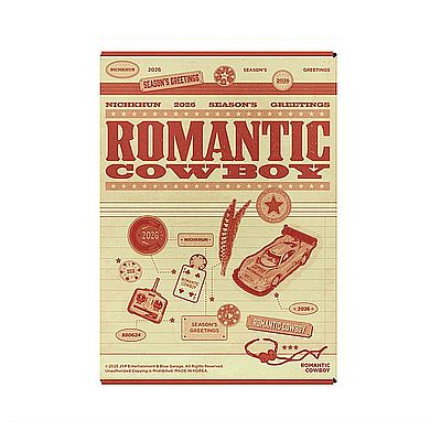 (MAKESTAR版)2026年曆組[ROMANTIC COWBOY](韓國進口版)