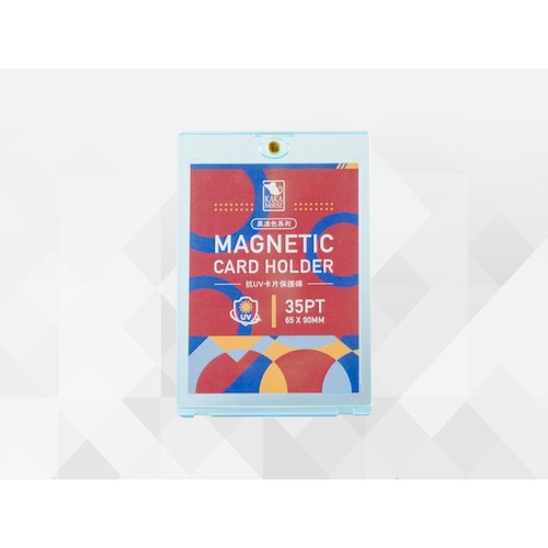 鼠卡卡 35PT果凍色抗UV卡磚(藍) 65*90mm