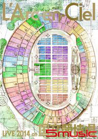 L`Arc~en~Ciel LIVE 2014 at 國立競技場(進口2DVD+2CD+USB)