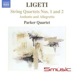 李格第:第一＆二號弦樂四重奏＆行板與小快板