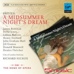 布瑞頓：仲夏夜之夢  2CD