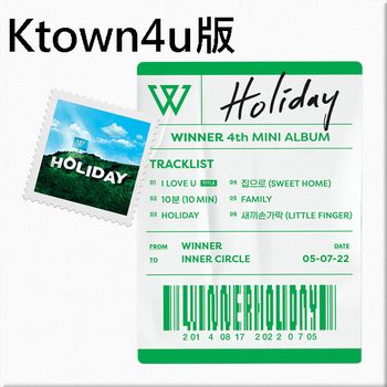 (Ktown4u版)第四張迷你專輯「HOLIDAY」(韓國進口KIHNO智能卡)