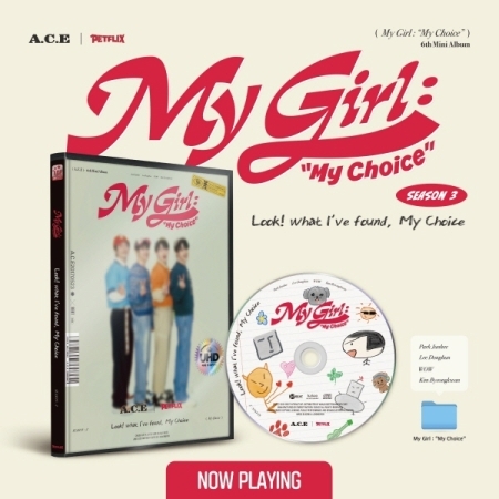 (3版)第六張迷你專輯「My Girl : My Choice」(韓國進口版)
