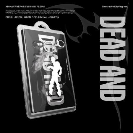 (隨機版)第八張迷你專輯「DEAD AND(Illustration Keyring ver.)」
