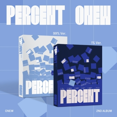(99%版/淺藍)第二張正規專輯「PERCENT(Photobook Ver.)」(韓國進口版)