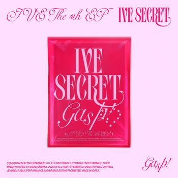 (Gasp!版/粉色)第四張迷你專輯「IVE SECRET」(韓國進口版)