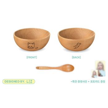 [IVE SCOUT]-(LIZ)麥片碗+湯匙組(韓國進口)