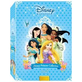 迪士尼公主典藏套裝 2 (阿拉丁/風中奇緣/花木蘭/公主與青蛙/魔髮奇緣)