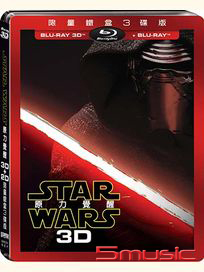 星際大戰：原力覺醒-(3D+2D 限量鐵盒3碟版 BD)
