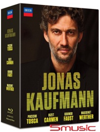 考夫曼 演唱 四大名劇( 普契尼：托斯卡、比才：卡門、古諾：浮士德、馬斯奈：維特)(4BD)