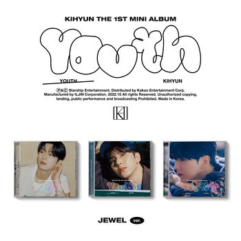 (隨機版)第一張迷你專輯「YOUTH(JEWEL VER.)」(韓國進口版)