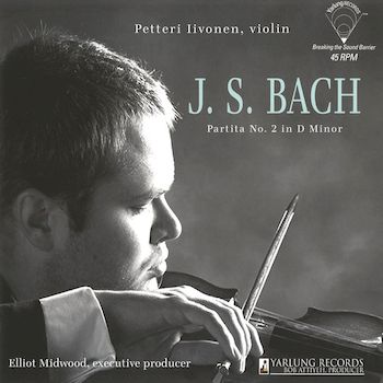 巴哈:D小調第二號無伴奏小提琴 45轉LP