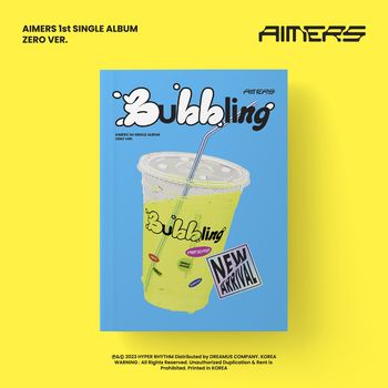 (ZERO版)第一張單曲「Bubbling」(韓國進口版)