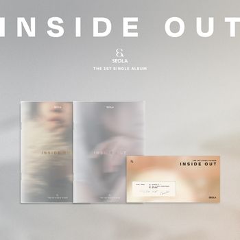 (官網/三版合購版)第一張單曲「INSIDE OUT」(韓國進口版)