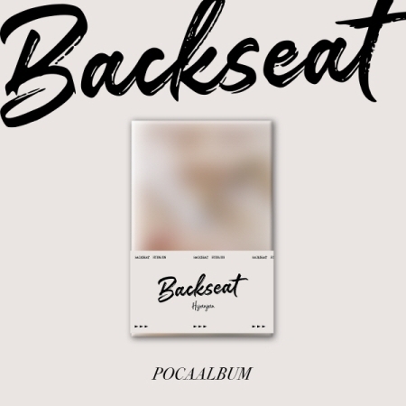 第五張單曲「Backseat(POCAALBUM)」(韓國進口版)