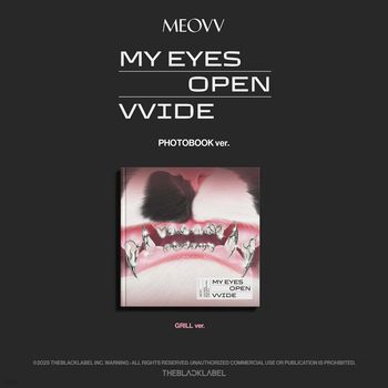 (GRILL版/粉色)第一張迷你專輯「MY EYES OPEN VVIDE(PHOTOBOOK